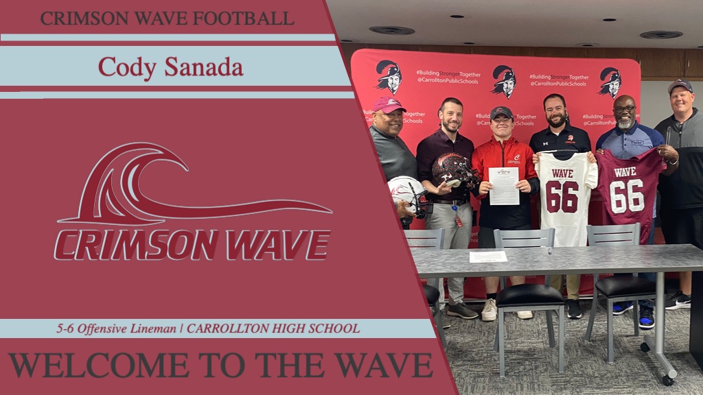 Sanada signs with Crimson Wave Sprint Football