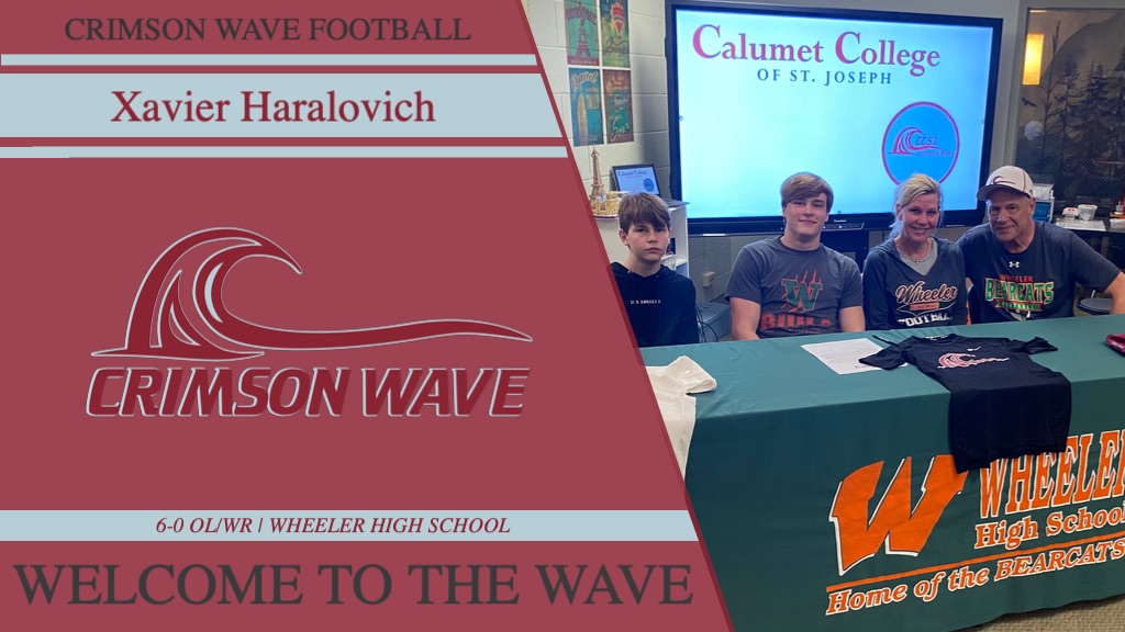 Crimson Wave Sprint Football signs Wheeler’s Haralovich