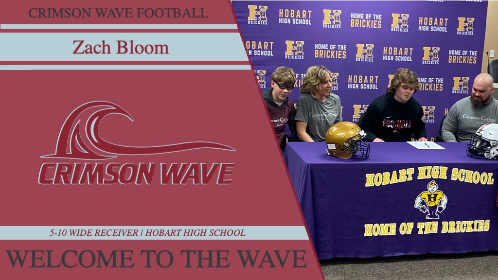Crimson Wave Sprint Football signs Hobart&rsquo;s Bloom