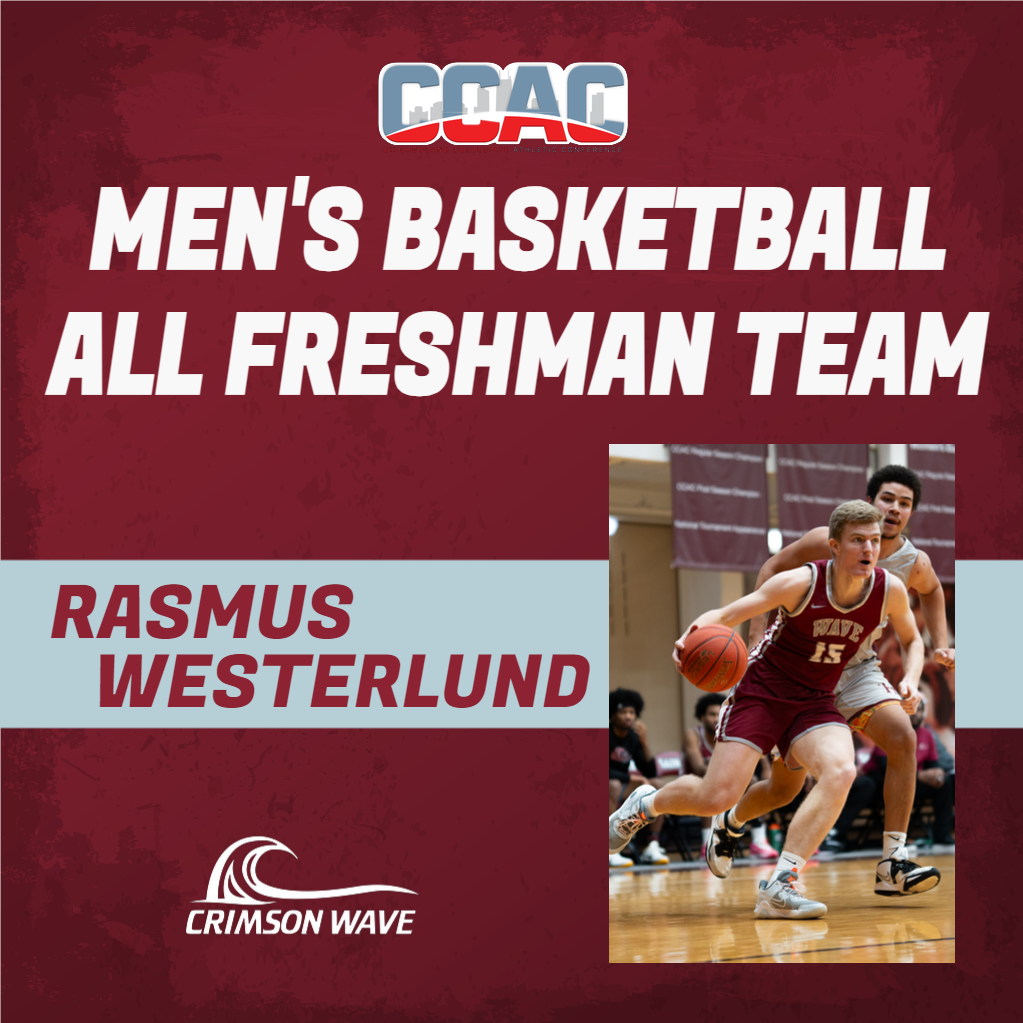 Rasmus Westerlund earns spot on CCAC All-Freshman team