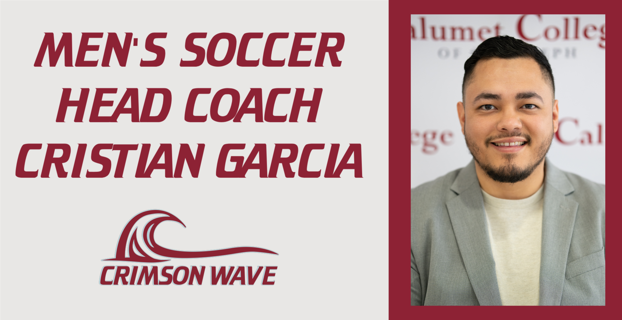 Garcia named CCSJ Men’s Soccer Head Coach